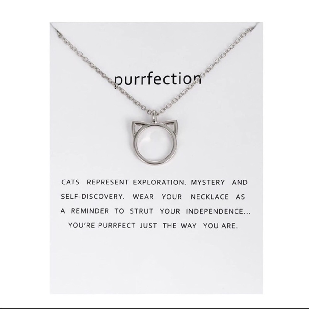 Kitty Pendant Necklace